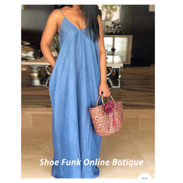 Lorna denim maxi