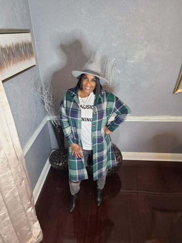 plaid Shacket