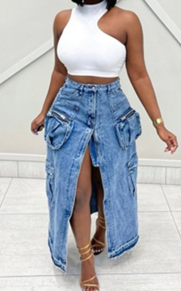 Raw Denim skirt