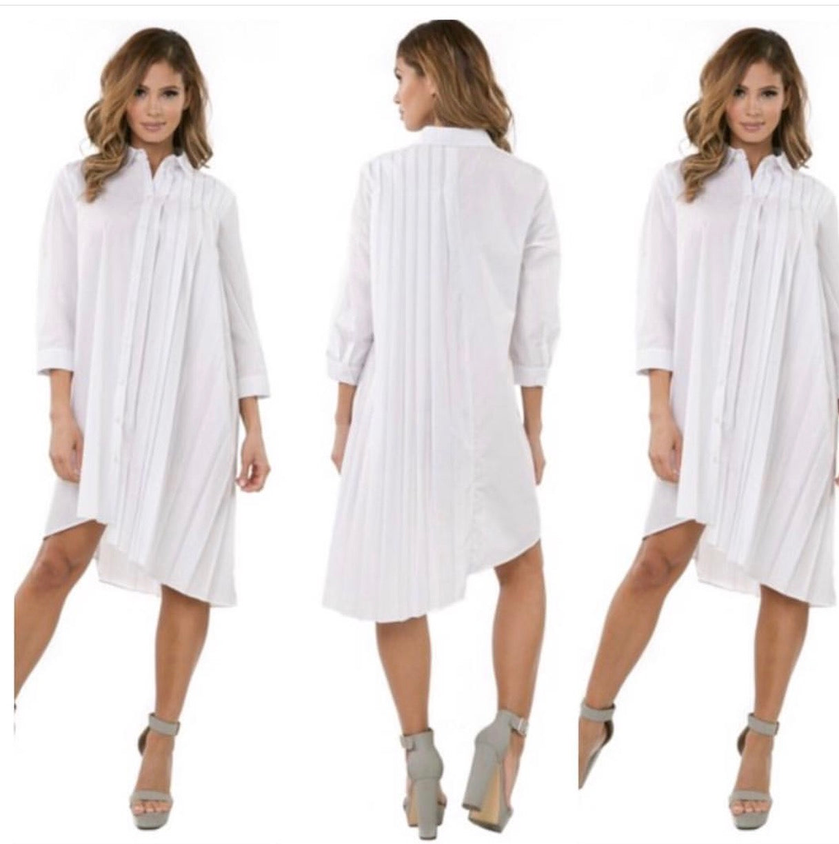 Pretty pleats dress