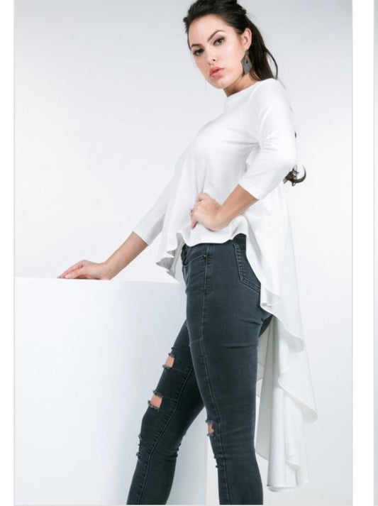Mari high low top