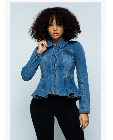 Gi Gi peplum jacket