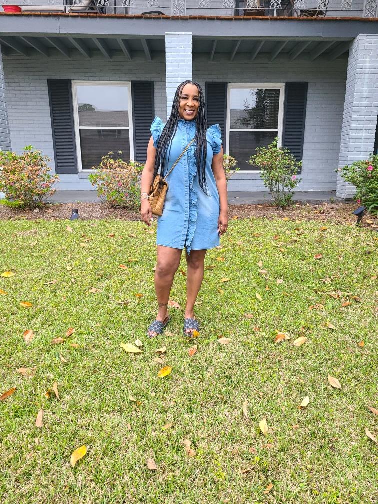 Demi denim dress