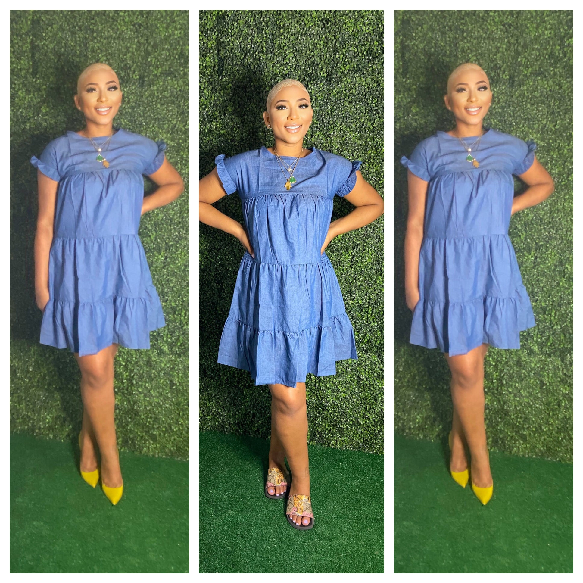 Monica baby doll dress