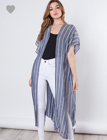 Denim kimono