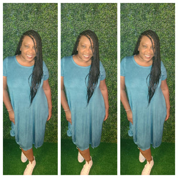 Eileen high low dress