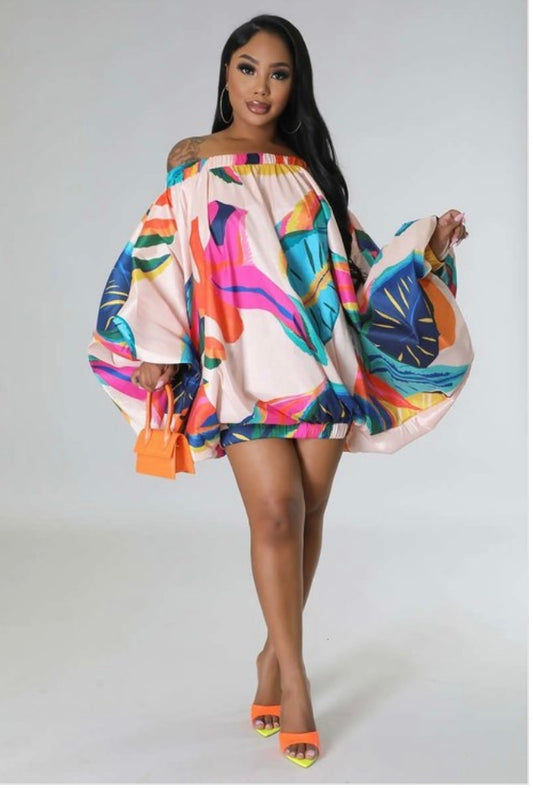 Amber Balloon Dress